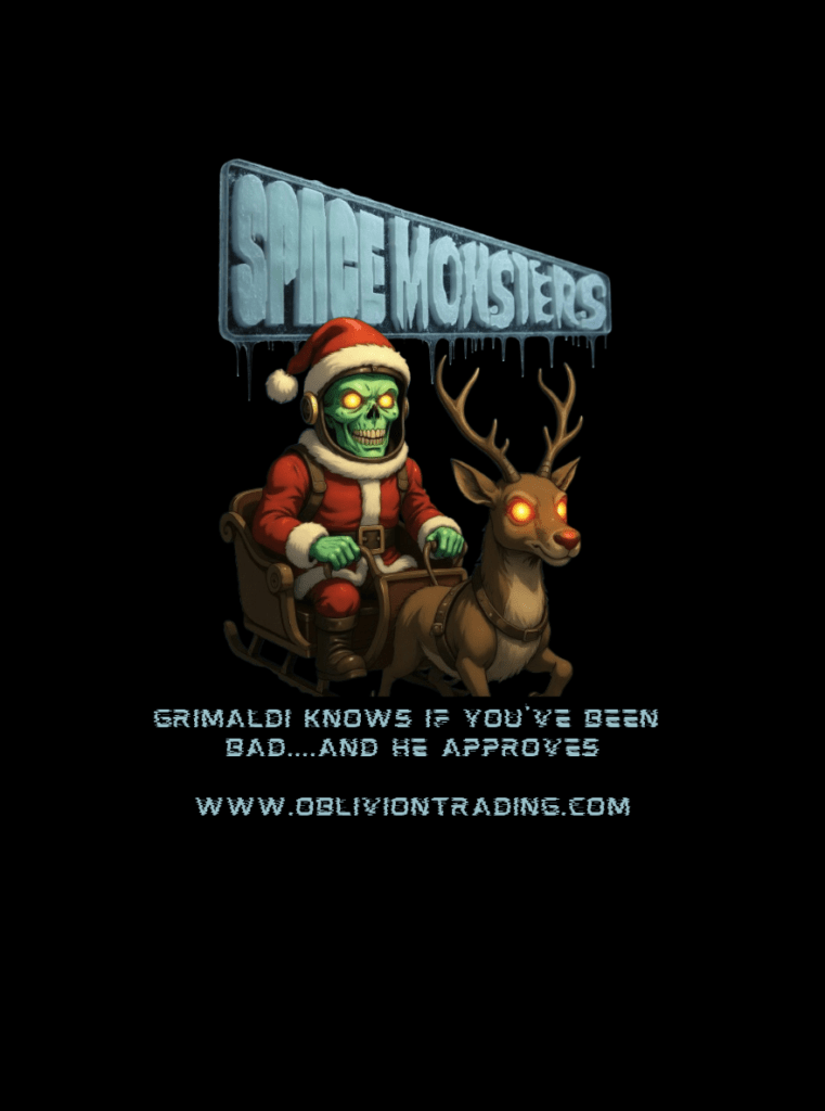 Space Monsters Limited Edition 2025 Christmas T-Shirt